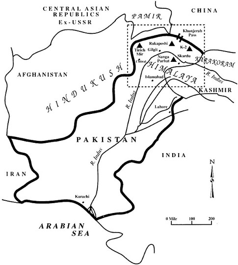 Map of Pakistan